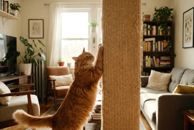 Warum kratzt meine Katze die Couch?